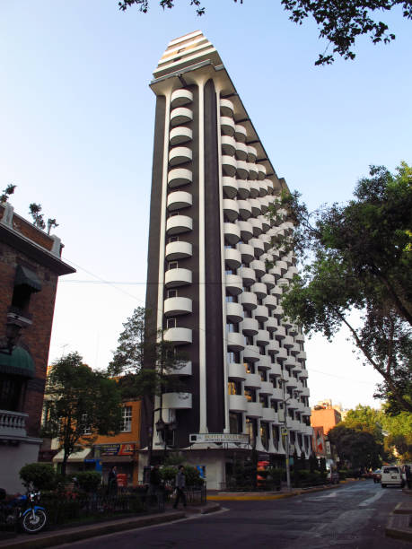 Mexico city, Mexico - 01 Mar 2011: The modern building in Mexico city, Mexico