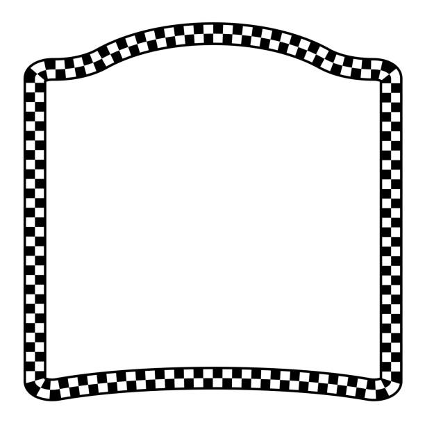 Fancy Check Border 520+ Black And White Checkered Border Stock Illustrations, Royalty-Free ...