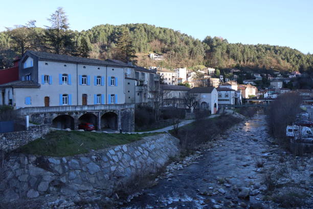 istock Vals Les Bains - Volane river 2121654405