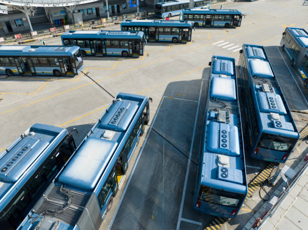 istock New energy bus charging station 2121807030
