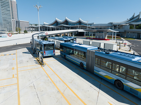 Charging facilities for large electric buses