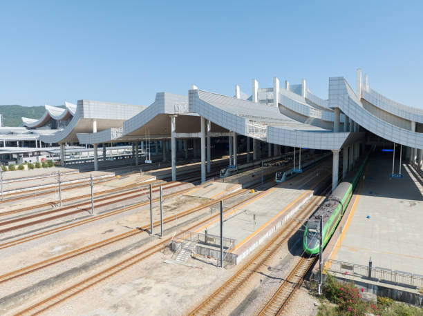 istock High-speed rail train leaving the station 2121821250