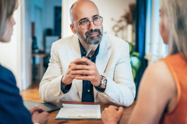 istock HR and candidate on job interview 2121923641