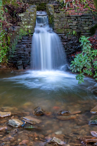 istock Waterfall - Blurred Motion Of Water Cascading Onto Rocks 2121963239