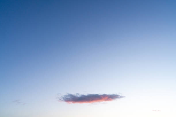 Colorful italian sunset with clouds. Purple clouds. Sunset over Florence, Italy. March 28th, 2024.