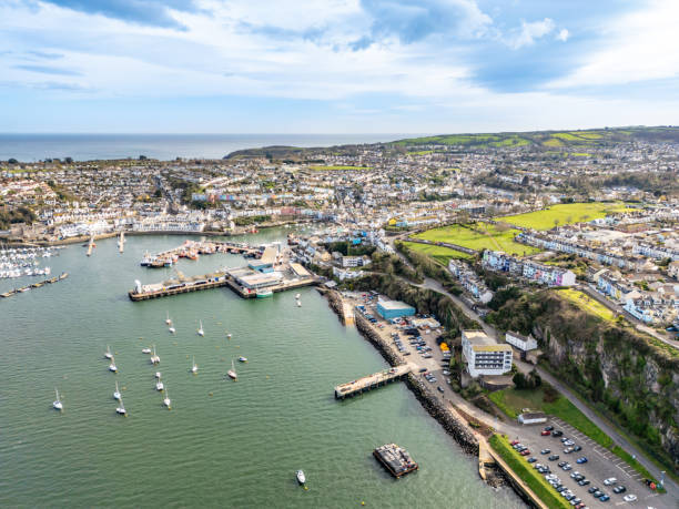 istock Aeriel view of Brixham Harbour 2122084446