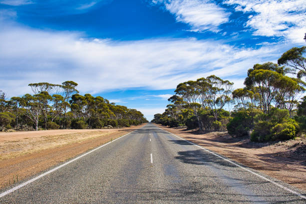 istock Straight highway in the Australian outback 2122113301