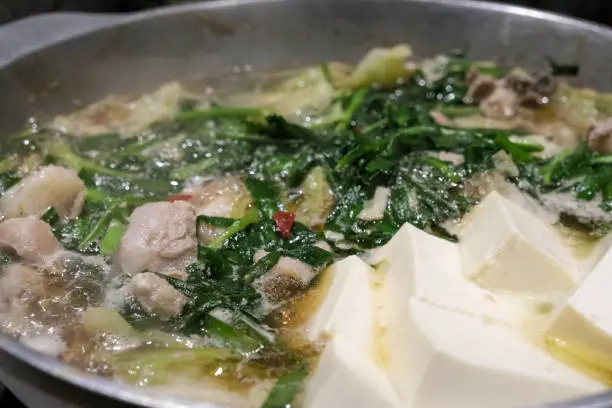 Motsu nabe, a specialty of Fukuoka