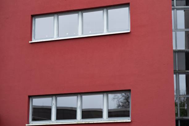 Skyscraper Building Exterior with windows background textured.