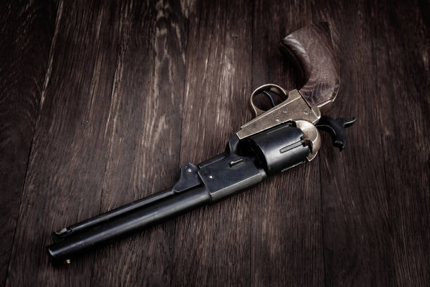 istock Old West gun. Percussion Army Revolver 2122198125