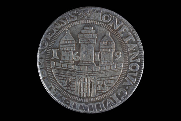 istock old vintage silver medieval taller coin 2122202765