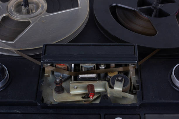 istock Close up to reel tape recorder 2122206438