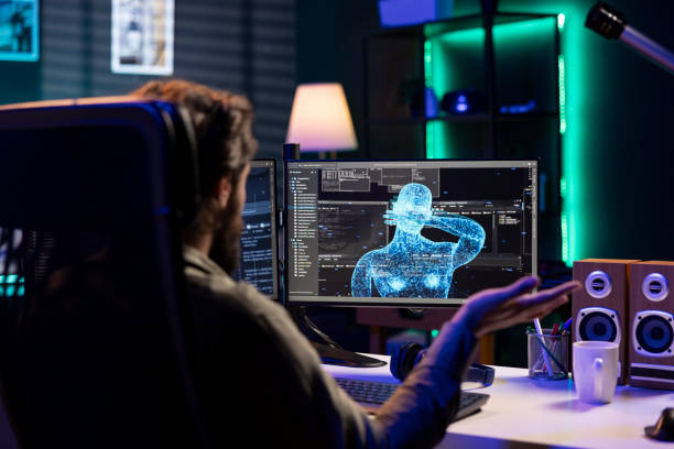 istock Admin confused by AI gaining consciousness, becoming omniscient and waving hand 2122287575