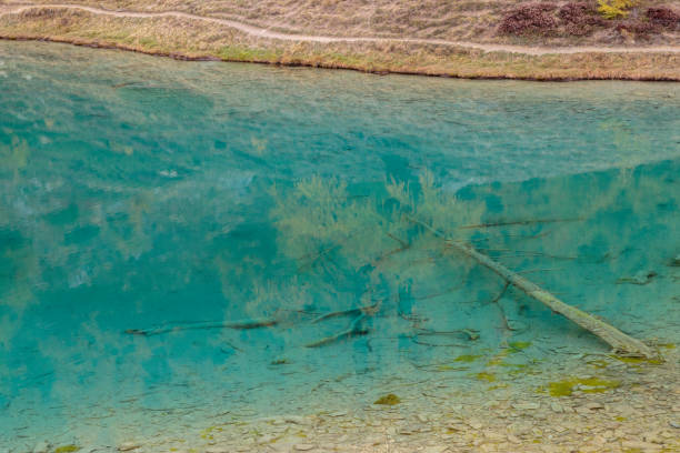 istock Blue mountain lake, Switzerland 2122474883