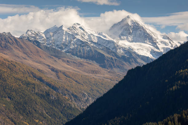 Swiss alps in Wallis, Switzerland