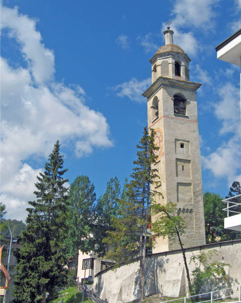 istock Leaning tower of St Moritz 2122532460