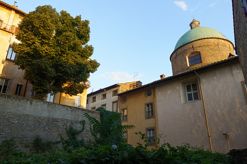 Historic buildings of Cortona, in Arezzo province, Tuscany, Italy