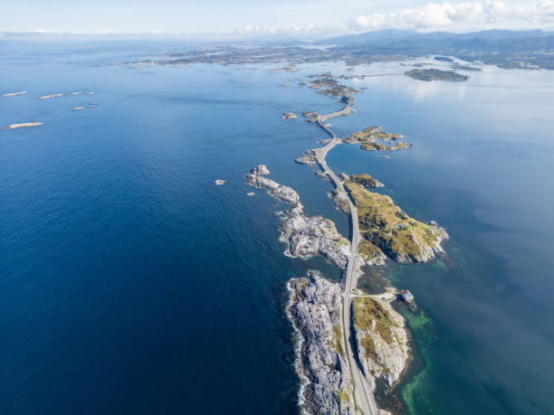 istock The long Norway Atlantic Road 2122709700