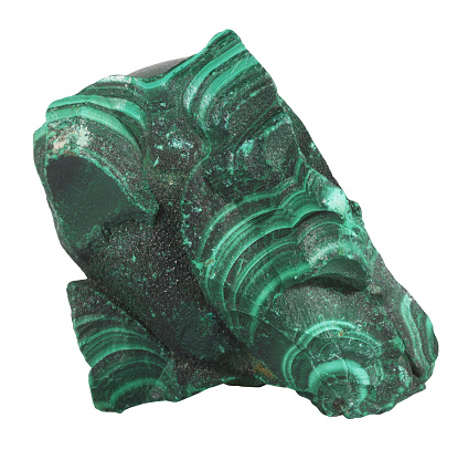 This is a malachite, mineral rock.