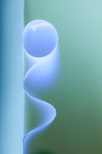 istock A blue and white paper roll is curled up and has a heart shape on it 2122902203