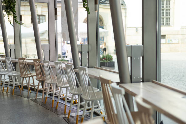 Chair Interior of a modern restaurant or bar