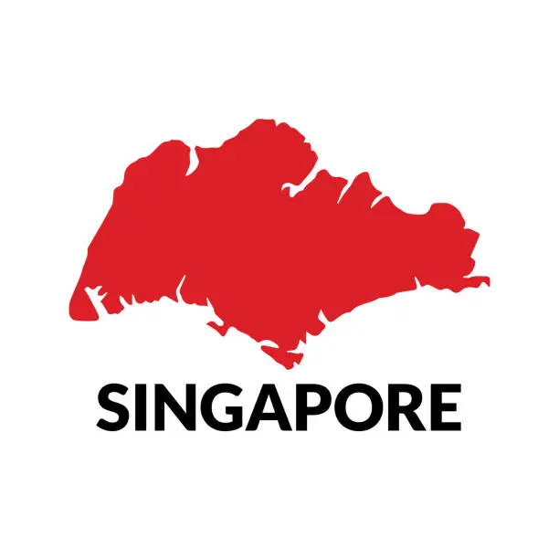 Vector illustration of Vector of Singapore icon template.