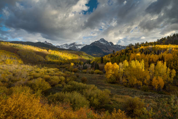 istock Light In An Autumn Mountain Storm 2123071871