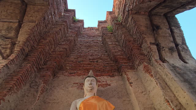 Wat Nakhon Luang Tample. Prasat Nakhon Luang in Ayutthaya,Thailand