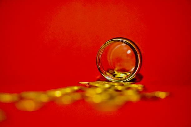Golden coins Background