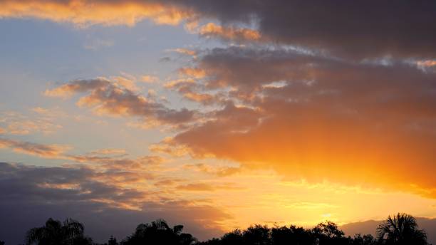 istock Colorful cloudscape, sunrise in central Florida 2123164335