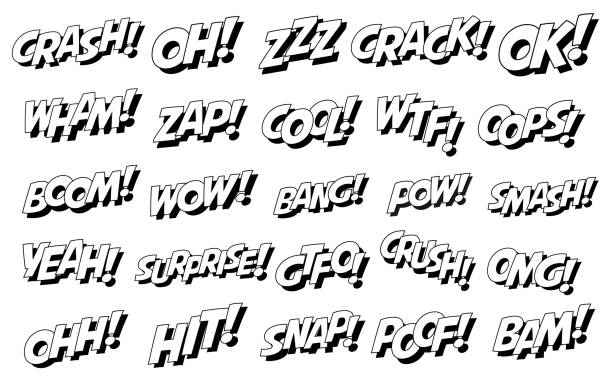 1,300+ Cartoon Sound Effects Stock Illustrations, Royalty-Free