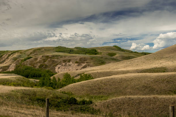 istock Farm lands and bad lands Kneehill County Alberta Canada 2123251407