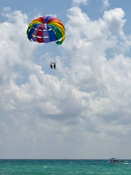 istock Parasailing in Mayan Riviera 2123267997