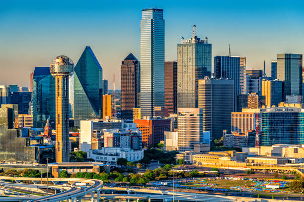 istock Dallas Skyline Aerial 2123343622