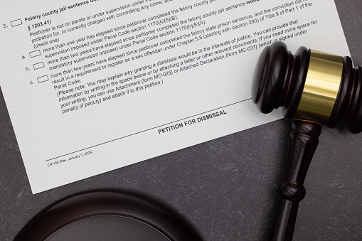 close up of the gavel hammer and  libra scale