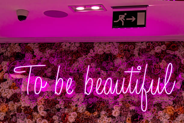 istock neon fluorescent messages in shopping center 2123566159