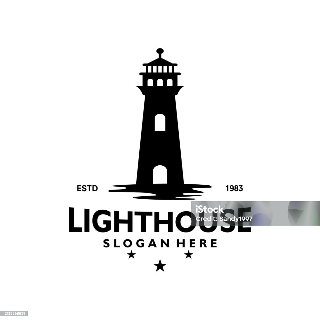 Lighthouse Abstract Logo Lighthouse Logo Design Vector Illustration Stock Illustration ...