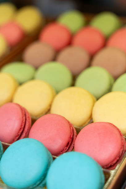 Beautiful and colorful macarones