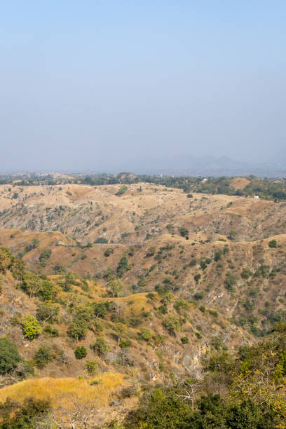 istock barren dry mountain range landscape at afternoon from different angle 2123912949