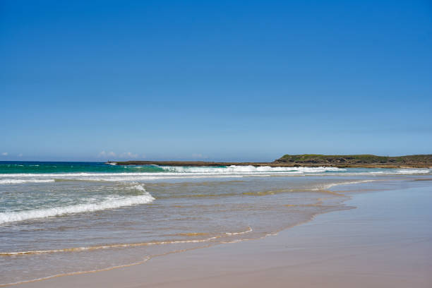 The rock pools and headlands of Ghosties Beach, NSW, Austalai