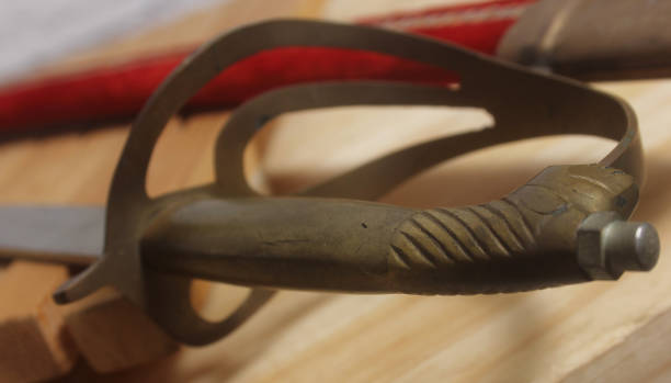 istock Antique Wedding Sword From India With Red Velvet Scabbard 2124024196