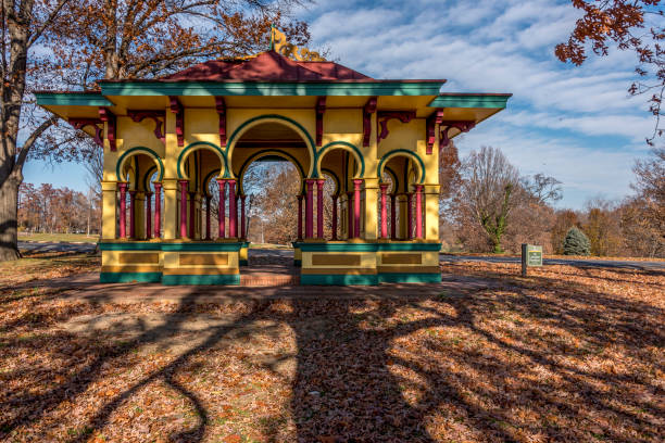 istock Latrobe Pavilion, c. 1860, in Druid Hill Park, Baltimore Maryland 2124050714