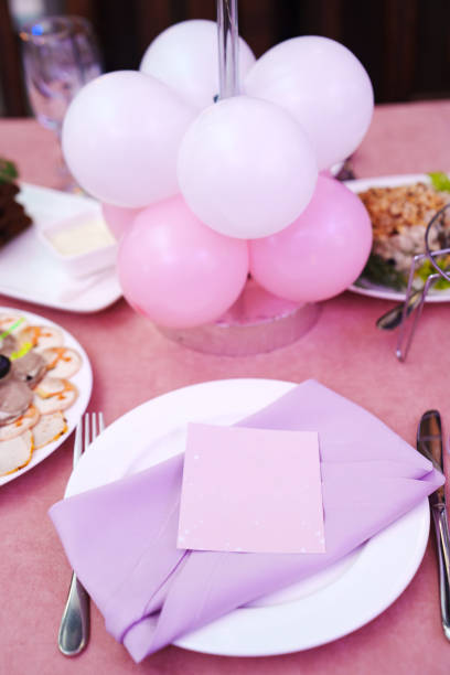medium shot young girl was cutting cake  for celebrating her 8th birthday at home