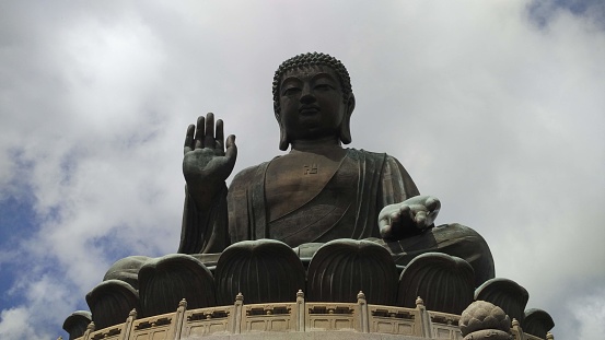 Big buddha statue in Hong Kong
