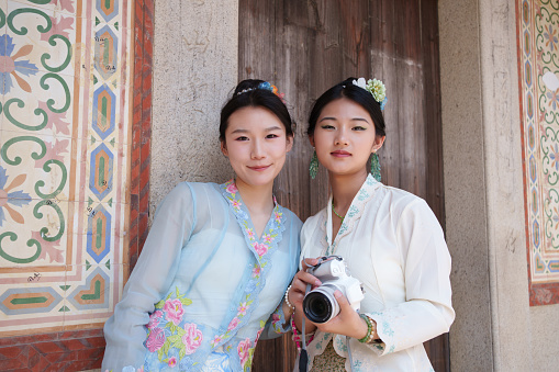 two asian girls