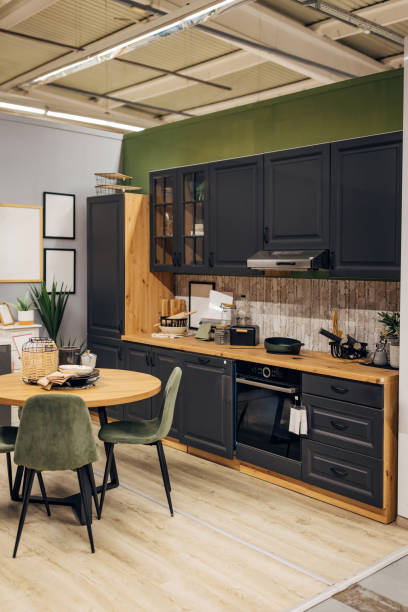 istock A modern designed kitchen with a lot of attention to detail and functionality is on display in the department store 2124499309