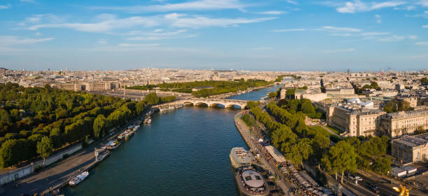 istock Paris panorama architecture from above, France 2124517156