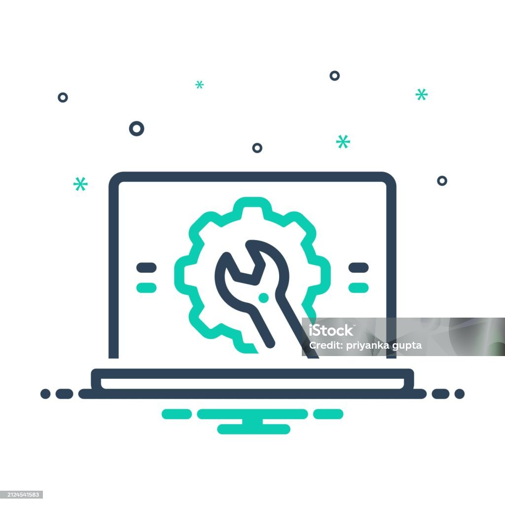 Service Configuration Icon Service Configuration Stock Illustration - Download Image Now ...