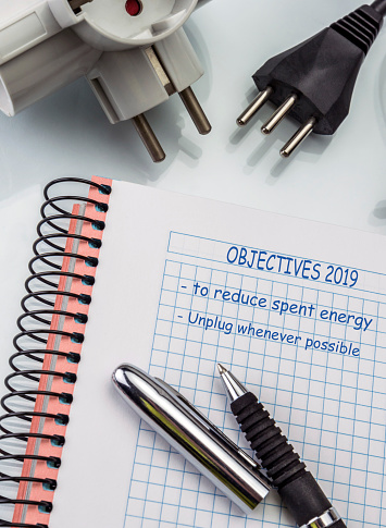 Objectives to spend less energy in the next year