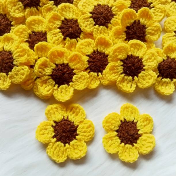 istock crochet flower handmade multicolor background texture for decoration decor diy 2124583020